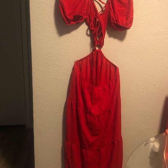 SHEIN Red Dress Size Large - Picture 8 of 9